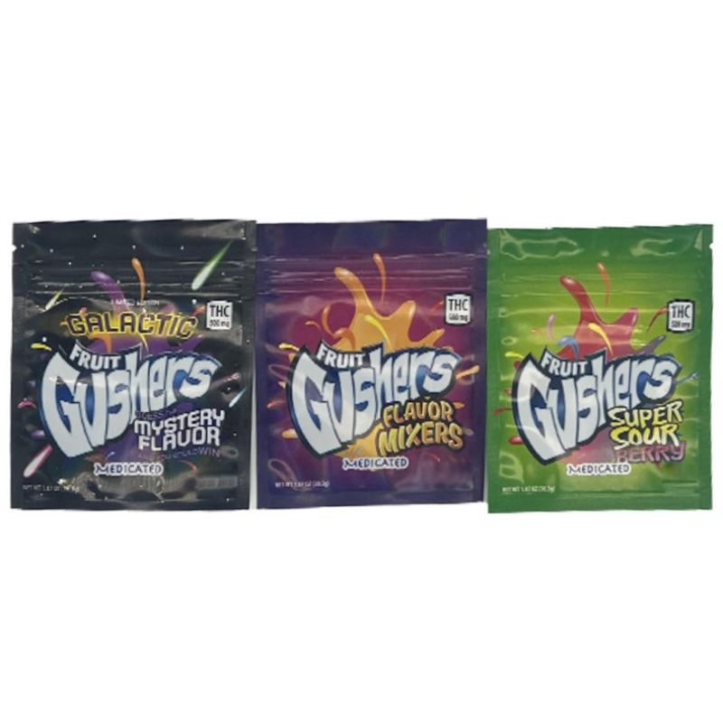 Fruit Gushers 500mg Candy Mylar Bags
